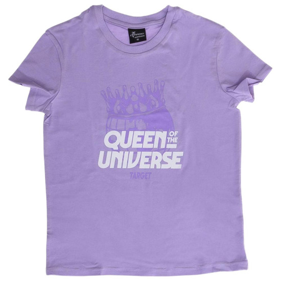 Target Παιδικό σετ Tee & 3/4 Leggings Single Jersey Set ''Queen''